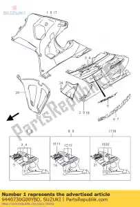 suzuki 9440730G00YBD kap, un - Onderkant