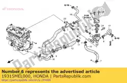 Aqui você pode pedir o tampa, termostato em Honda , com o número da peça 19315MEL000: