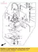 4SR141710000, Yamaha, pistone, avviamento yamaha wr yz 250 1996 1997 1998 1999, Nuovo