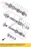 933116203500, Yamaha, Roulement (2x7) yamaha ty wr yz yzf 250 490 1986 1987 1988 1989 1990 1991 1992 1993 1994 1995 1996 1997 1998, Nouveau