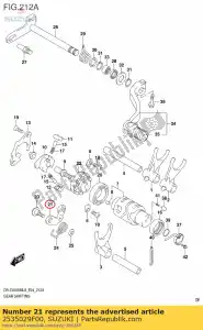 Suzuki 2535029F00 tappo, cambio sh - Il fondo