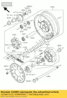 410681429, Kawasaki, Axle,rr kawasaki zrx  s r c zrx1200 zrx1200r zrx1200s zxr1200s 1200 , New