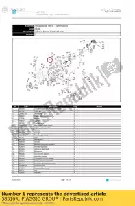 Piaggio Group 58516R remleiding (pomp - starre leidingen) - Onderkant