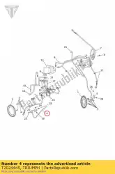 Qui puoi ordinare sensore velocità ruota abs 90 gradi da Triumph , con numero parte T2024445: