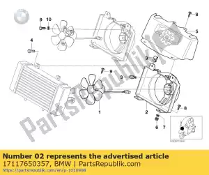 bmw 17117650357 tappo di raffreddamento del radiatore - Parte superiore