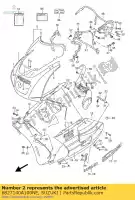 6827140A100NE, Suzuki, emblema, suzuki suzuki rgv  rgv250 250 , Nuovo