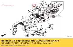Qui puoi ordinare relè comp., potenza (micro da Honda , con numero parte 38502MCSG01: