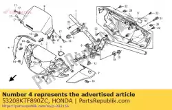 Aqui você pode pedir o enfeite, r. Tampa da alça * nha84p * (nha84p pearl nightstar black) em Honda , com o número da peça 53208KTF890ZC: