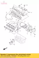 1MC144210000, Yamaha, caso, filtro de ar 2 yamaha  fjr 1300 2014 2015 2016 2017 2018 2019 2020 2021, Novo