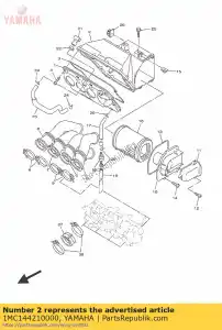 yamaha 1MC144210000 obudowa, filtr powietrza 2 - Dół