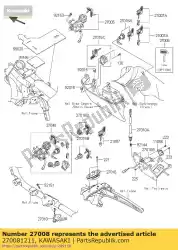 Aquí puede pedir cerradura con llave, en blanco de Kawasaki , con el número de pieza 270081211: