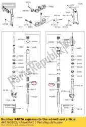 Here you can order the spring-front fork klx250s9f from Kawasaki, with part number 440260103: