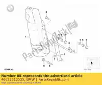 46632313525, BMW, zeskantmoer bmw  850 1100 1150 1992 1993 1994 1995 1996 1997 1998 1999 2000 2001 2002 2003 2004 2005 2006, Nieuw