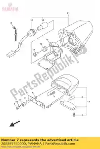 yamaha 20S847530000 ammortizzatore - Il fondo