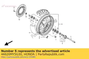 Honda 44620MY5G30 collar, fr. distancia entre ruedas - Lado inferior