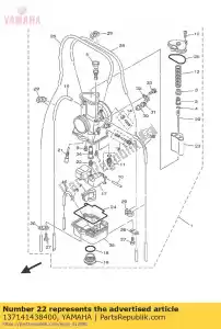 yamaha 137141438400 odrzutowiec g?ówny # 420 - Dół