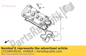 Honda 12320MV9630 assiette plate, poitrine - La partie au fond