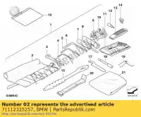 71112325257, BMW, gereedschapstas (tot 10/2004) bmw  1200 1997 1998 1999 2000 2001 2002 2003, Nieuw
