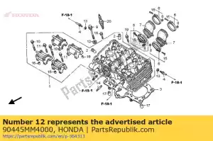 honda 90445MM4000 arruela, 9mm - Lado inferior