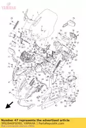 Ici, vous pouvez commander le joint 4 auprès de Yamaha , avec le numéro de pièce 3P62846F0000: