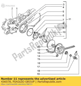 Piaggio Group 436078 wariator - Dół