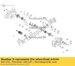 Tutaj możesz zamówić bieg 3a z = 27 od Piaggio Group , z numerem części 847155: