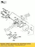 230271010, Kawasaki, corpo, fanale posteriore ke125-a8 kawasaki ke 125 1985, Nuovo