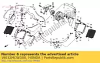 19032MCWD00, Honda, rejilla, radiador honda vfr 800 2002 2003 2004 2005 2006 2007 2008 2009 2010 2011 2012 2013, Nuevo