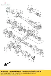 Aquí puede pedir tornillo, 6x12 de Suzuki , con el número de pieza 0912506110: