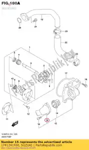 Suzuki 1741241F00 connector - Bottom side