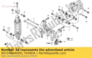 honda 90154HA8000 bolt, flange, 10x52 - Bottom side