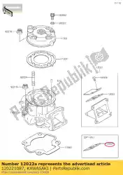 Aquí puede pedir válvula de lámina kx65-a2 de Kawasaki , con el número de pieza 120221087: