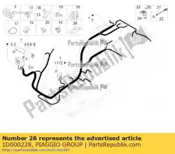 Qui puoi ordinare supporto da Piaggio Group , con numero parte 1D000228: