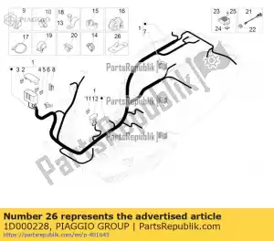 Piaggio Group 1D000228 supporto - Il fondo