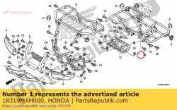 Aqui você pode pedir o borracha, rolha em Honda , com o número da peça 18319MAH000: