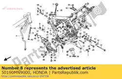 Here you can order the no description available at the moment from Honda, with part number 50190MN9000: