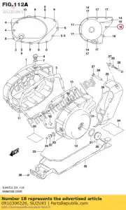 Suzuki 0910306226 parafuso, eng sprkt - Lado inferior