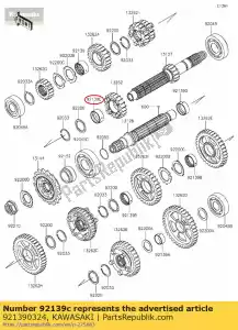 kawasaki 921390324 bushing,28.1x31.0x13.5 zx1000j - Bottom side