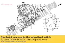 Aqui você pode pedir o corpo, filtro da bomba de óleo de limpeza em Honda , com o número da peça 21116MT8000:
