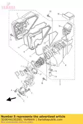 luchtreiniger assy. Van Yamaha, met onderdeel nummer 3D9E44100200, bestel je hier online: