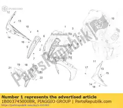Aqui você pode pedir o schutzschild em Piaggio Group , com o número da peça 1B003745000BR: