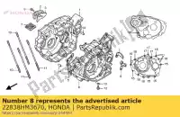 22838HM3670, Honda, ontvanger, koppeling w honda trx ex  trx300ex fourtrax sporttrax sportrax 300 , Nieuw