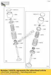 Here you can order the shim-tappet,2. 40t z1000-j1 from Kawasaki, with part number 12037009: