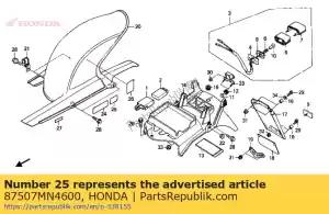 Honda 87507MN4600 cadena mark.drive - Lado inferior