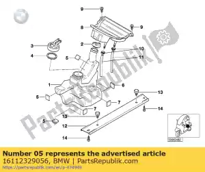 bmw 16112329056 demper rubber - Onderkant