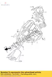 Here you can order the bolt,6x20 from Suzuki, with part number 0911606042: