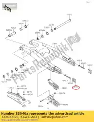 Here you can order the adjuster-chain,lh from Kawasaki, with part number 330400075: