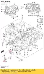 Aqui você pode pedir o braçadeira, tubo de óleo em Suzuki , com o número da peça 1146138A00: