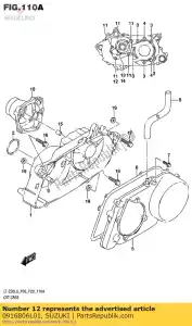 Suzuki 0916806L01 junta 5x9,5x1 - Lado inferior