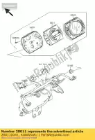 280110041, Kawasaki, miernik, lcd zr750j6f kawasaki z 750 2006, Nowy